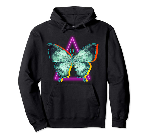 Butterfly 90S Japanese Otaku Aesthetic Hoodie - Unique Graphic Men Women - T-Shirt, Sweatshirt, Hoodie