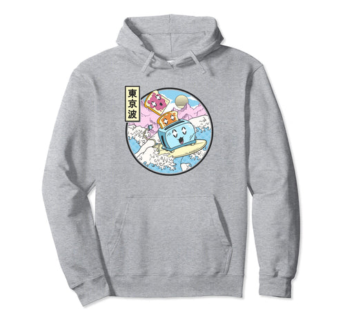 Surfing Toaster Peanut Butter Jelly Hoodie - Minimalist Print Men Women - T-Shirt, Sweatshirt, Hoodie