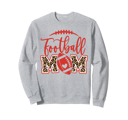 Game Day Leopard White And Red Sweatshirt - Custom Art Print for Adults - T-Shirt, Sweatshirt, Hoodie