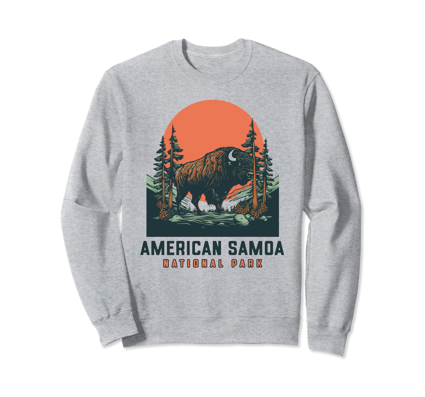 American Samoa National Park Sweatshirt - Streetwear Style for Adults - T-Shirt, Sweatshirt, Hoodie