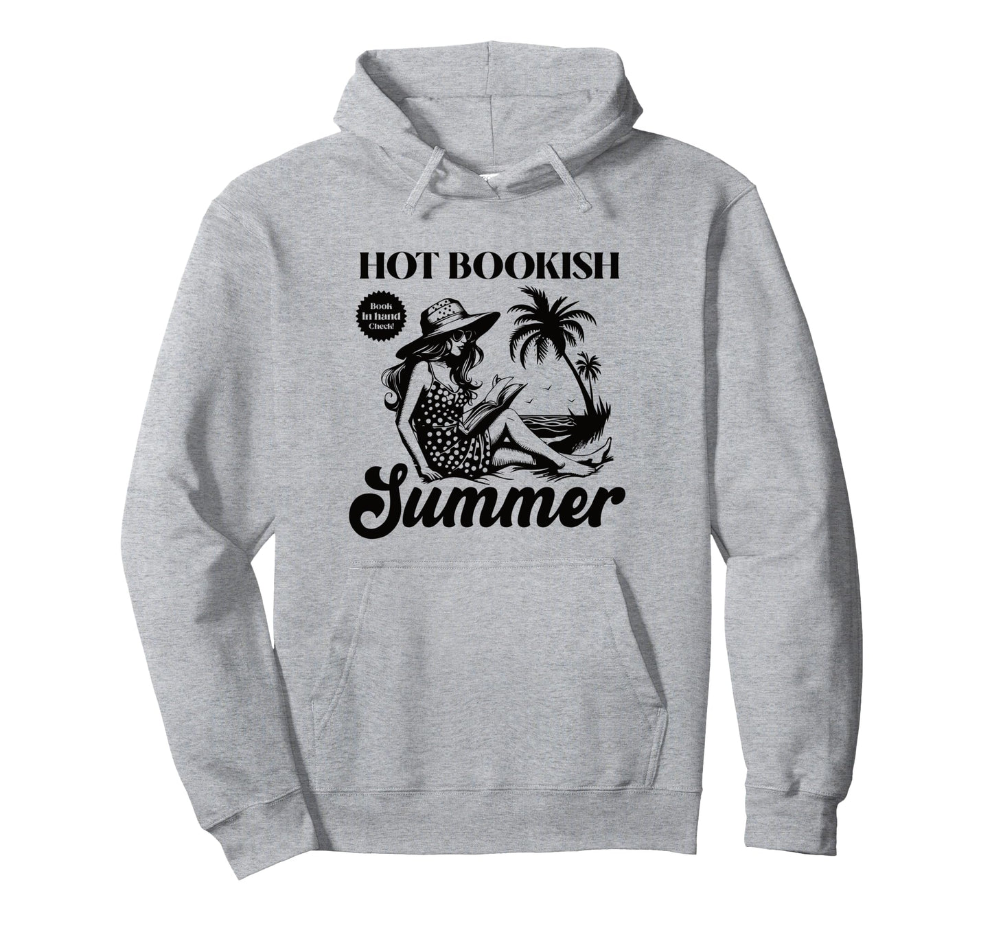 Boho Book Lover Summer Beach Vibes Hoodie - Trendy Graphic Men Women - T-Shirt, Sweatshirt, Hoodie