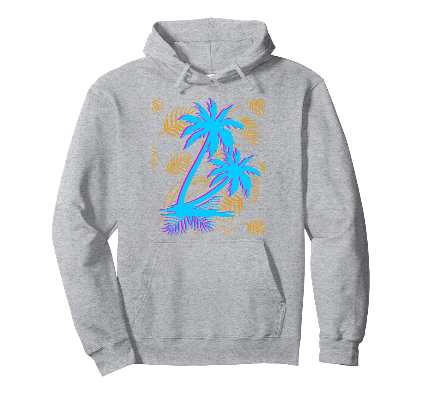 Vaporwave Aesthetic Tropical Summer Holiday Hoodie - Graphic Print Unisex - T-Shirt, Sweatshirt, Hoodie