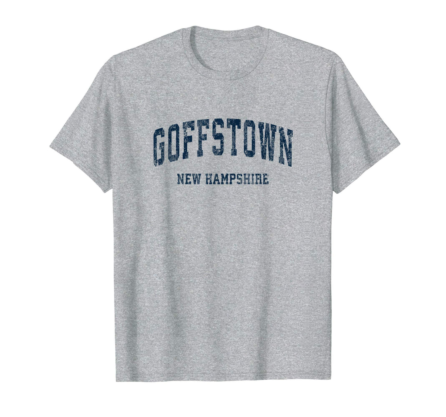 Goffstown New Hampshire Nh Varsity T-Shirt - Fun Novelty Design Unisex - T-Shirt, Sweatshirt, Hoodie