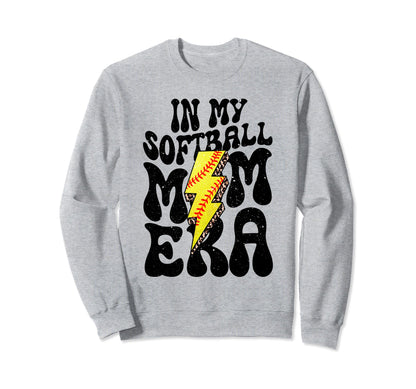 My Softball Mom Era Mothers Day Sweatshirt - Trendy Graphic Men Women - T-Shirt, Sweatshirt, Hoodie