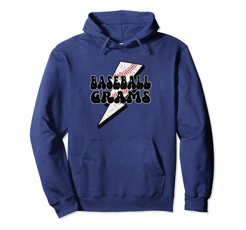 Baseball Grams Trendy Lightning Hoodie - Casual Everyday Wear for Adults - T-Shirt, Sweatshirt, Hoodie