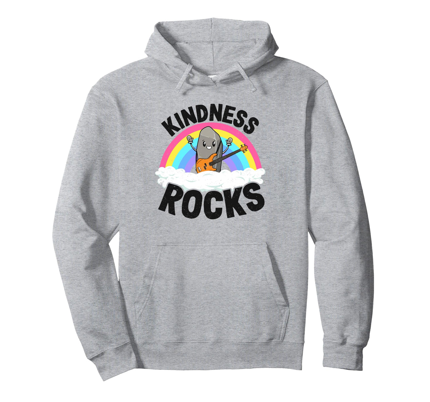 Anti Bullying Rainbow Hippie Music Hoodie - Fun Novelty Design Unisex - T-Shirt, Sweatshirt, Hoodie