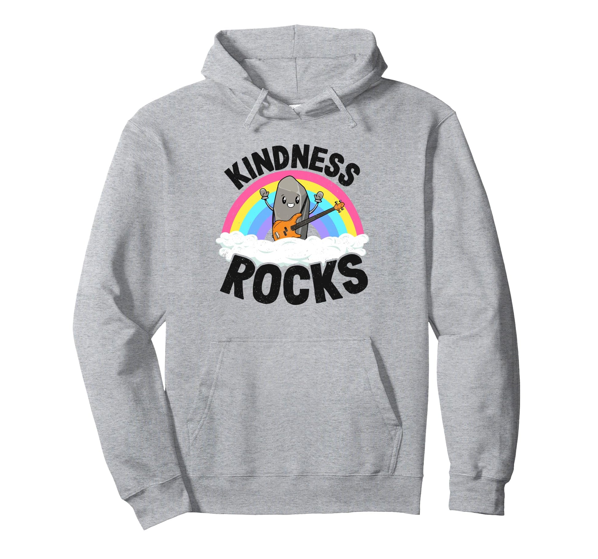 Anti Bullying Rainbow Hippie Music Hoodie - Fun Novelty Design Unisex - T-Shirt, Sweatshirt, Hoodie