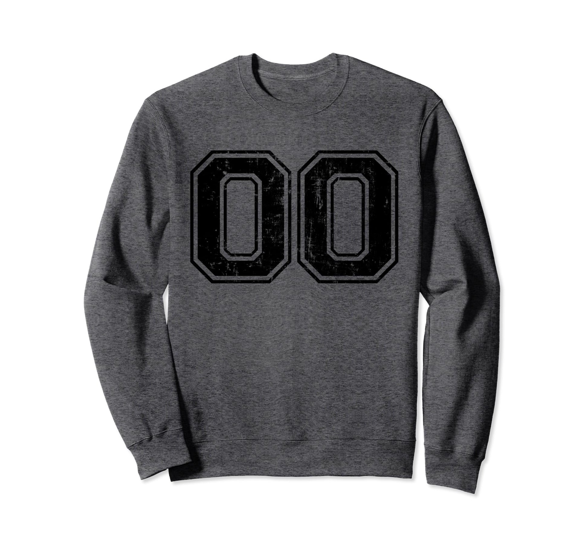 Number 00 Double Zero Varsity Sweatshirt - Aesthetic Graphic Unisex - T-Shirt, Sweatshirt, Hoodie