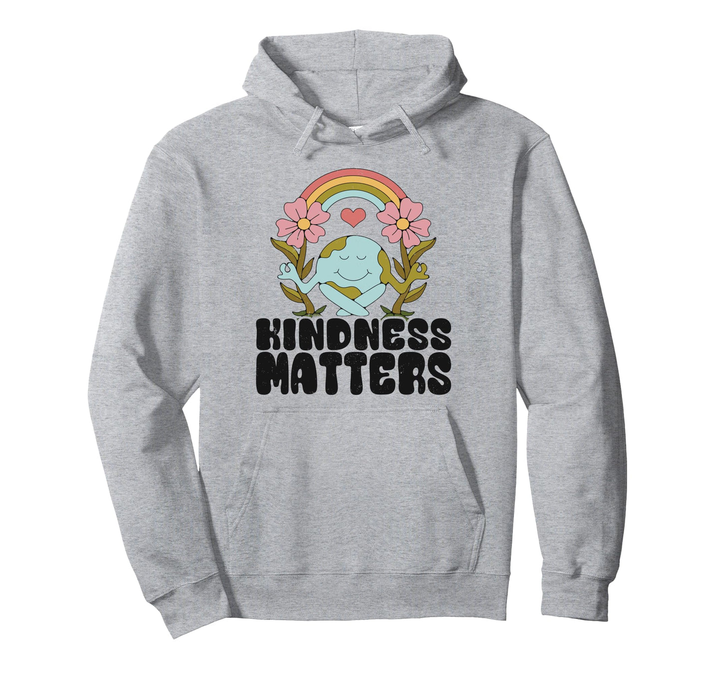 Positive Rainbow Sped Teacher Earth Day Hoodie - Graphic Print Men Women - T-Shirt, Sweatshirt, Hoodie