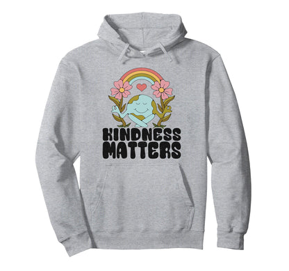 Positive Rainbow Sped Teacher Earth Day Hoodie - Graphic Print Men Women - T-Shirt, Sweatshirt, Hoodie