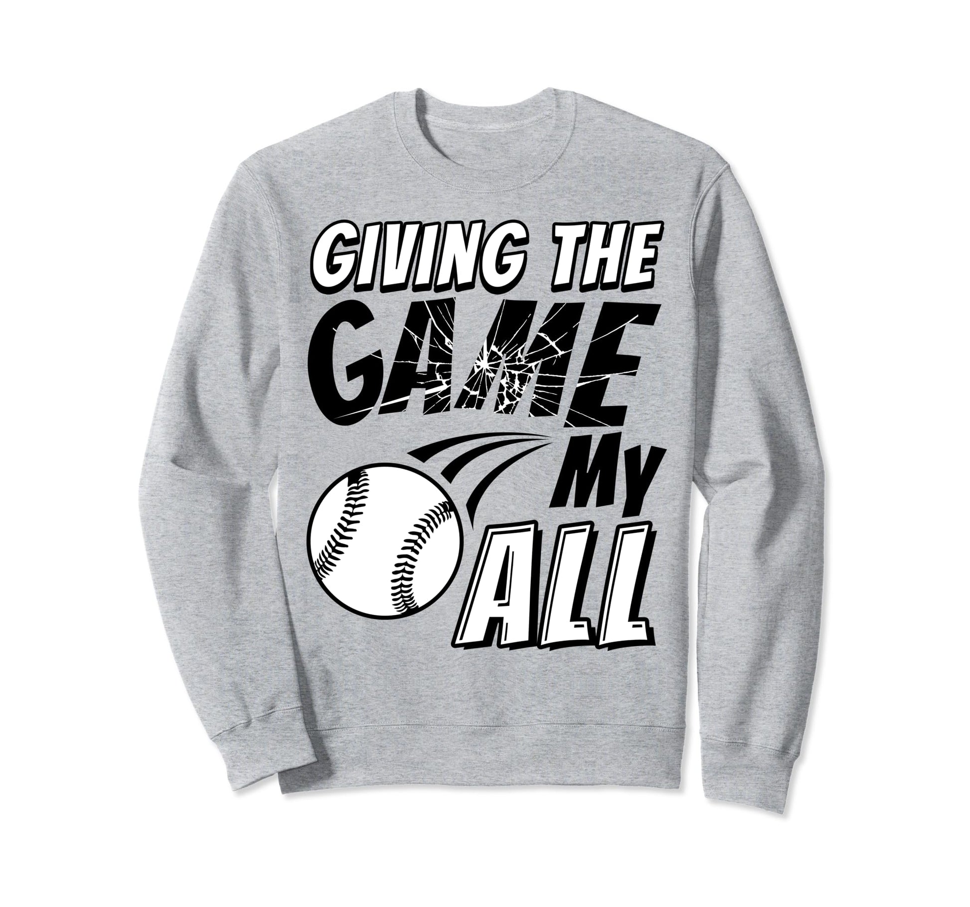 Baseball Brother Uncle Athlete Sweatshirt - Custom Art Print Men Women - T-Shirt, Sweatshirt, Hoodie