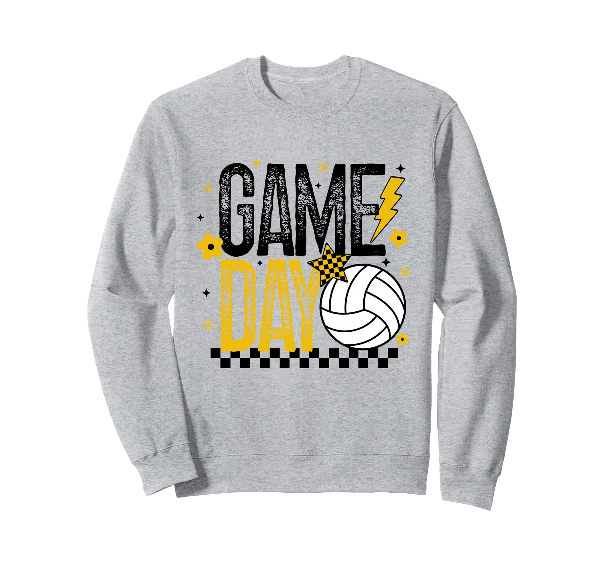Volleyball Game Day Volleyball Mom Sweatshirt - Trendy Graphic Men Women - T-Shirt, Sweatshirt, Hoodie