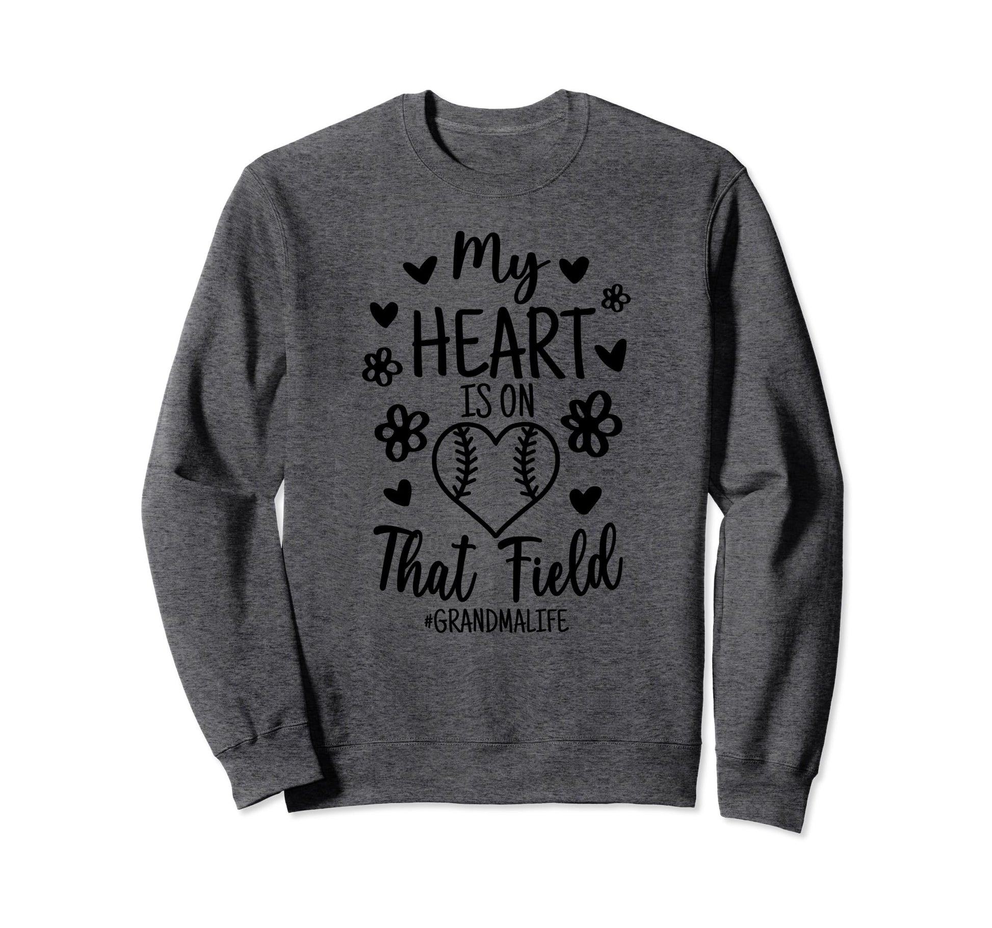 My Heart Is That Field Ballpark Sweatshirt - Minimalist Print Unisex - T-Shirt, Sweatshirt, Hoodie