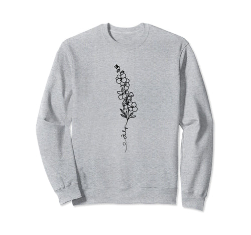 Trendy Boho Minimalist Sweatshirt - Casual Everyday Wear for Adults - T-Shirt, Sweatshirt, Hoodie