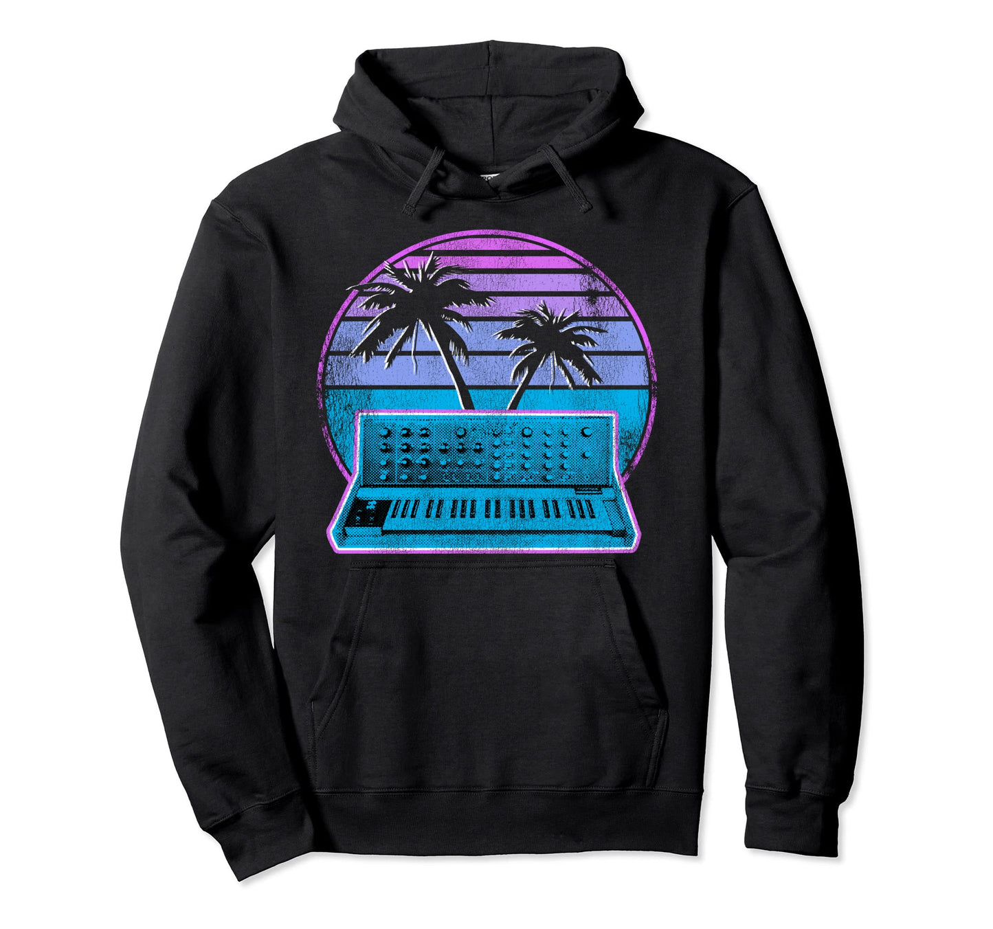 Synthwave Retrowave Pastel Goth Analog Hoodie - Unique Graphic Unisex - T-Shirt, Sweatshirt, Hoodie