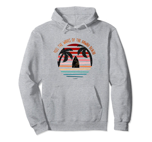 Aloha Spirit Hawaiian Surf Boho Beach Hoodie - Minimalist Print Men Women - T-Shirt, Sweatshirt, Hoodie