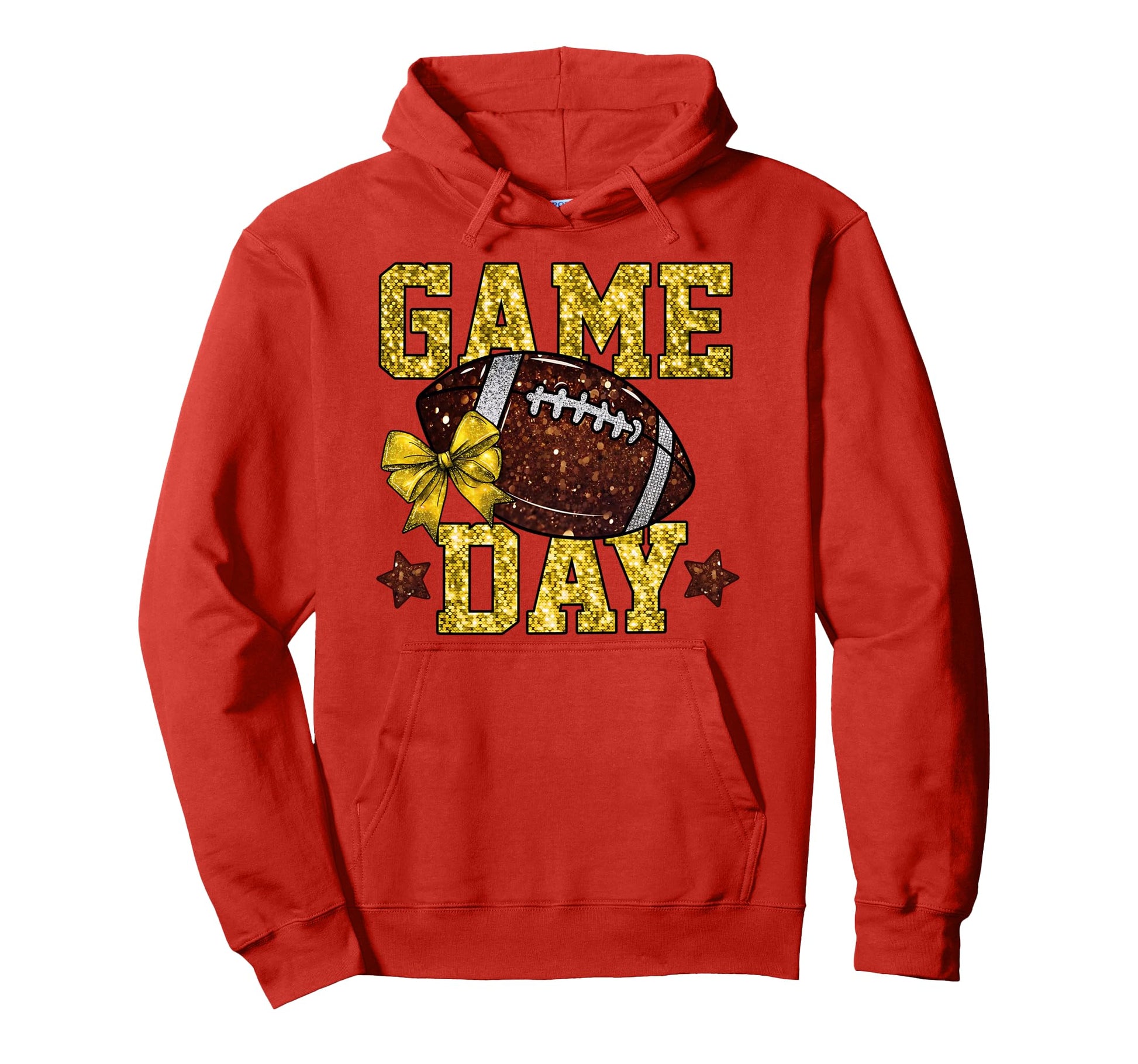 Game Day Touchdown Football Mom Go Cheer Hoodie - Graphic Print for Adults - T-Shirt, Sweatshirt, Hoodie
