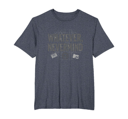 Whatever Nevermind Gen X Nostalgic 90S T-Shirt - Trendy Graphic for Adults - T-Shirt, Sweatshirt, Hoodie