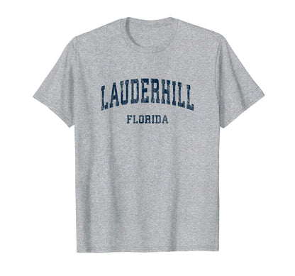 Lauderhill Florida Fl Varsity T-Shirt - Aesthetic Graphic for Adults - T-Shirt, Sweatshirt, Hoodie
