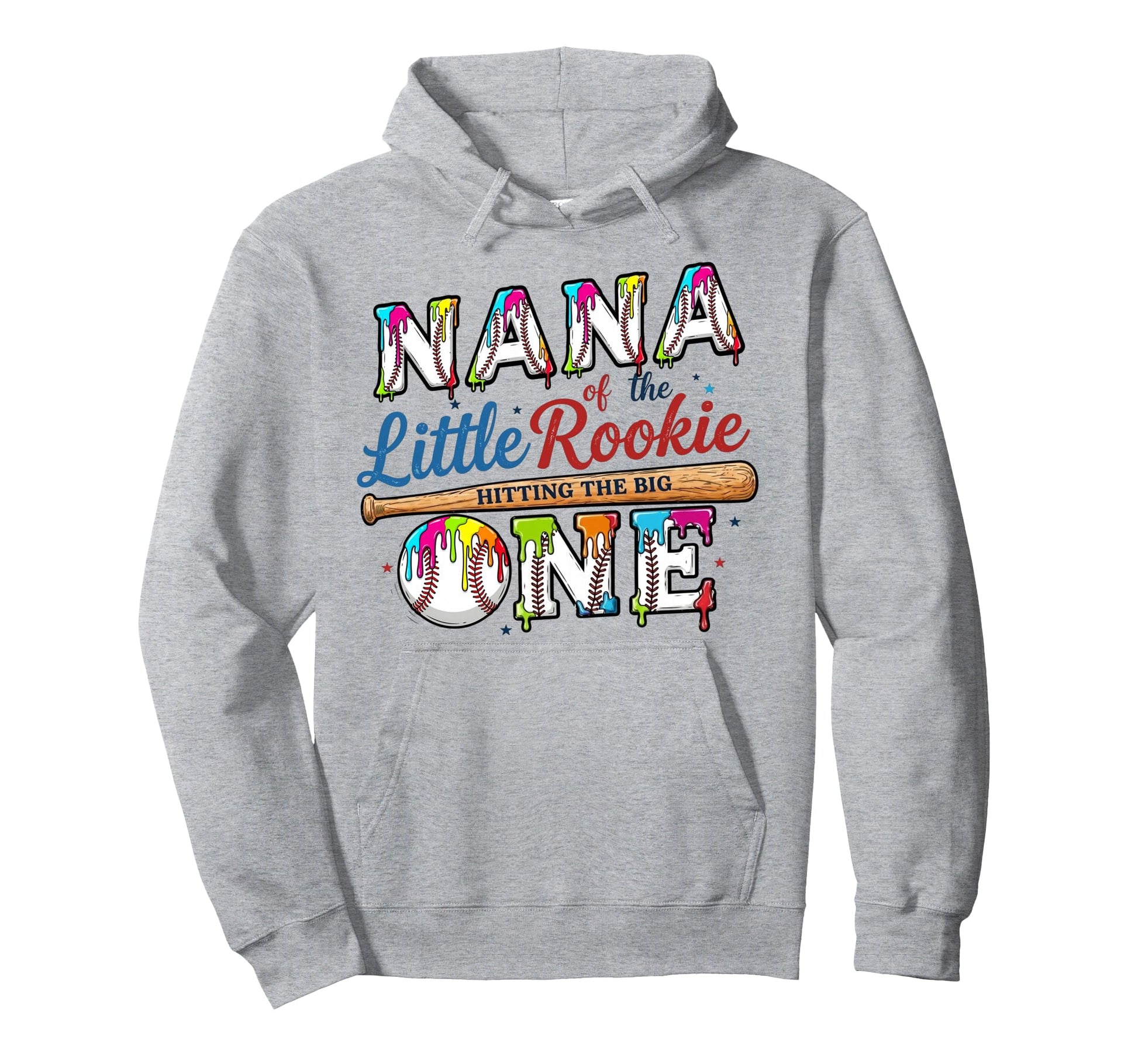 Grandma Nana Lil Rookie Drip Hoodie - Casual Everyday Wear for Adults - T-Shirt, Sweatshirt, Hoodie