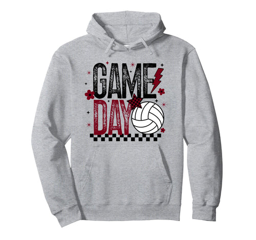 Volleyball Game Day Volleyball Mom Hoodie - Streetwear Style Men Women - T-Shirt, Sweatshirt, Hoodie