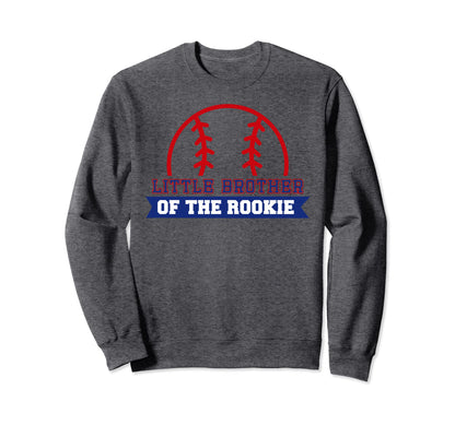 Little Brother Rookie 1St Birthday Sweatshirt - Minimalist Print Unisex - T-Shirt, Sweatshirt, Hoodie