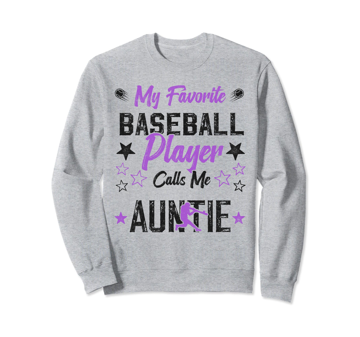 My Favorite Baseball Player Sweatshirt - Casual Everyday Wear Men Women - T-Shirt, Sweatshirt, Hoodie