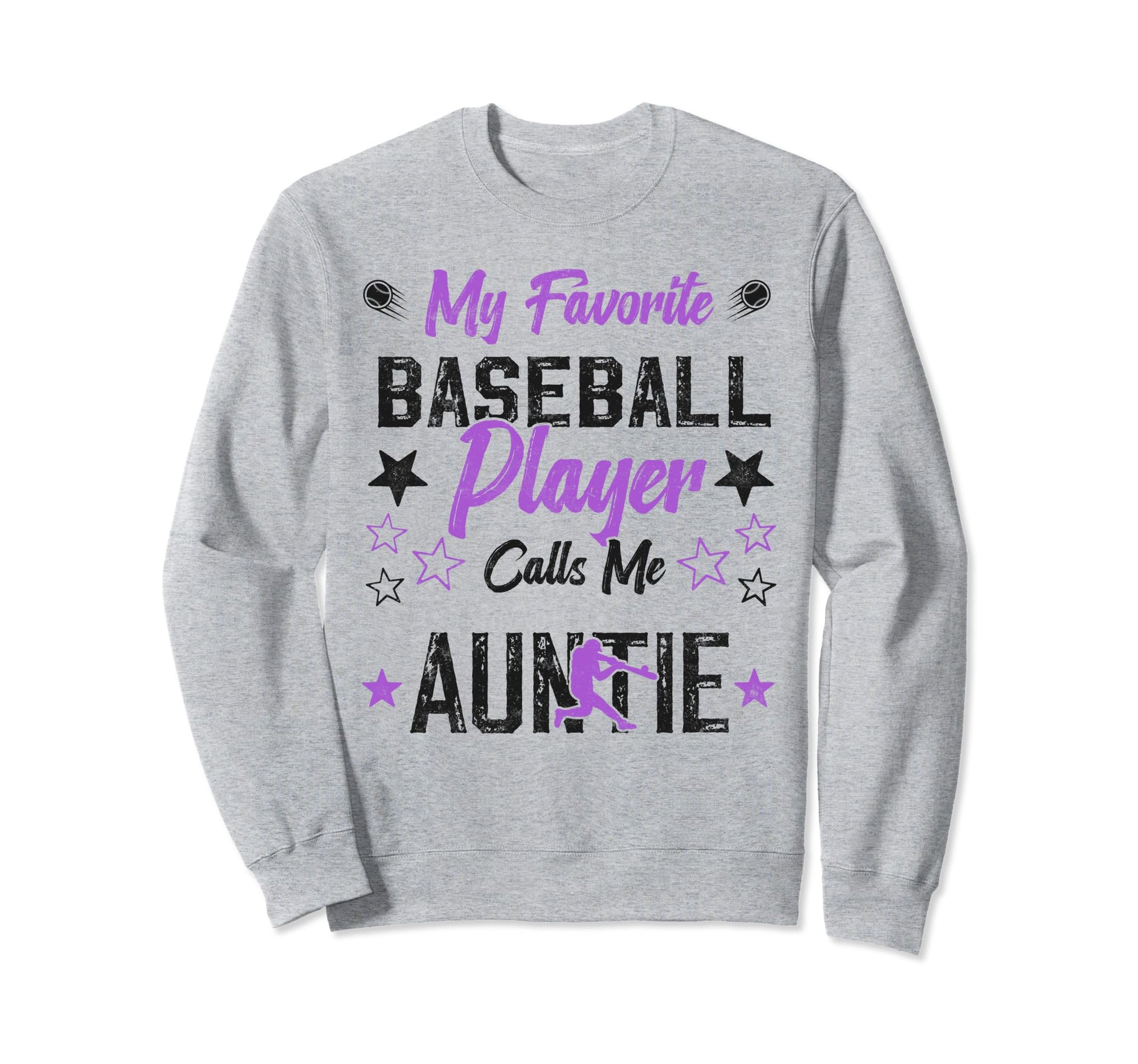 My Favorite Baseball Player Sweatshirt - Casual Everyday Wear Men Women - T-Shirt, Sweatshirt, Hoodie