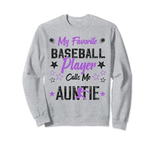 My Favorite Baseball Player Sweatshirt - Casual Everyday Wear Men Women - T-Shirt, Sweatshirt, Hoodie