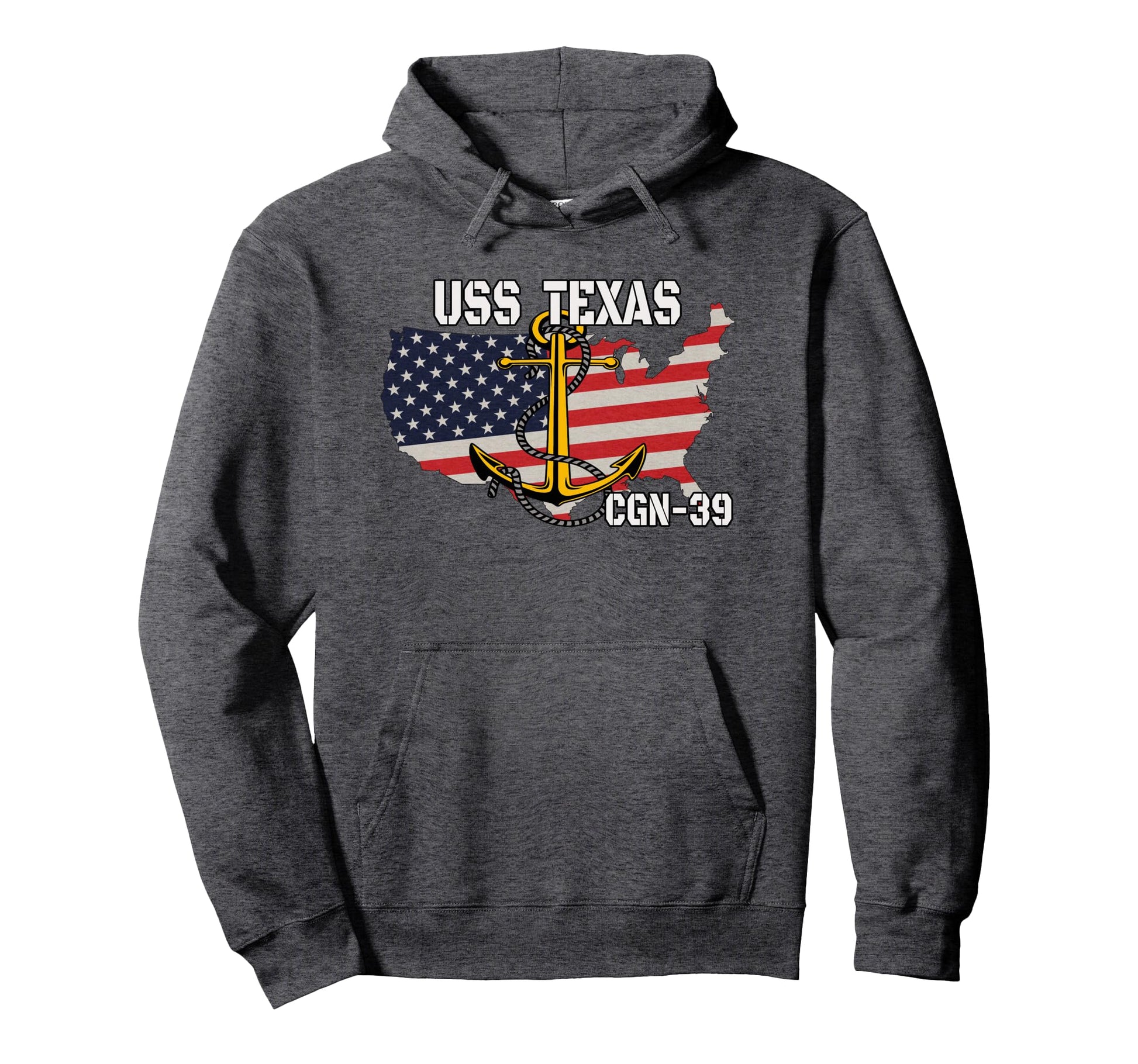 Uss Texas Cgn 39 Cruiser Veterans Day Hoodie - Custom Art Print Men Women - T-Shirt, Sweatshirt, Hoodie