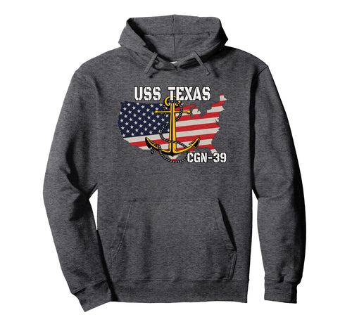 Uss Texas Cgn 39 Cruiser Veterans Day Hoodie - Custom Art Print Men Women - T-Shirt, Sweatshirt, Hoodie