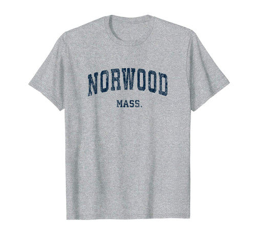 Norwood Massachusetts Ma Varsity T-Shirt - Custom Art Print for Adults - T-Shirt, Sweatshirt, Hoodie