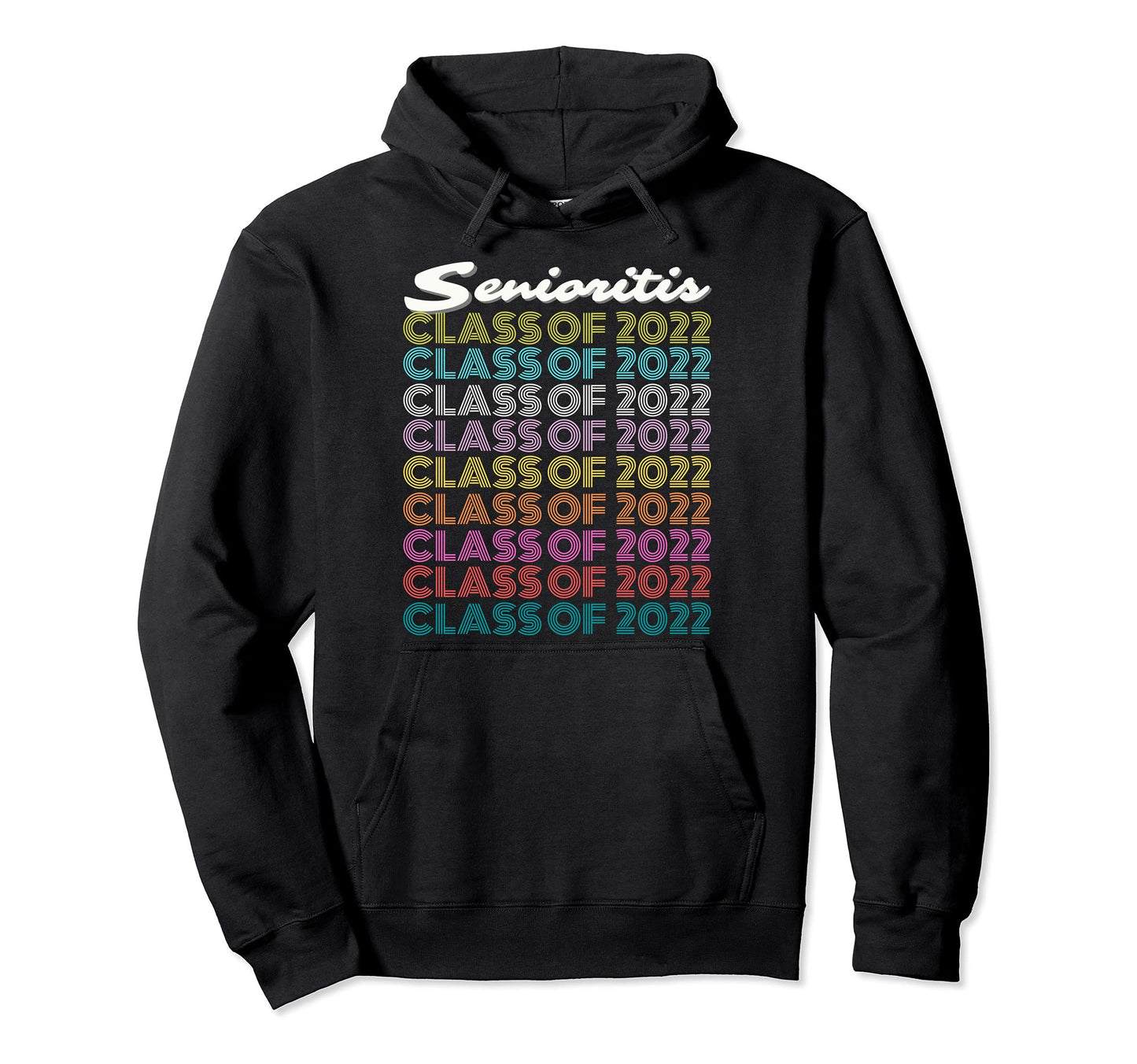 Rainbow Hs Seniors Class 2022 Hoodie - Streetwear Style for Adults - T-Shirt, Sweatshirt, Hoodie
