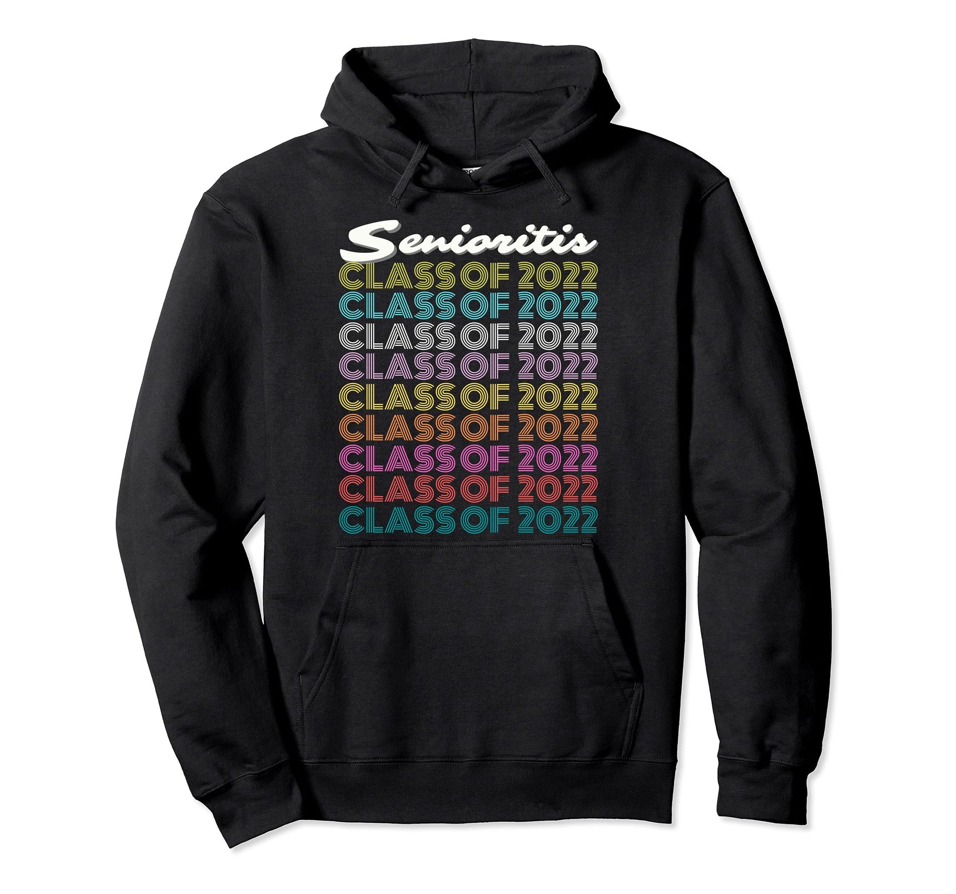 Rainbow Hs Seniors Class 2022 Hoodie - Streetwear Style for Adults - T-Shirt, Sweatshirt, Hoodie