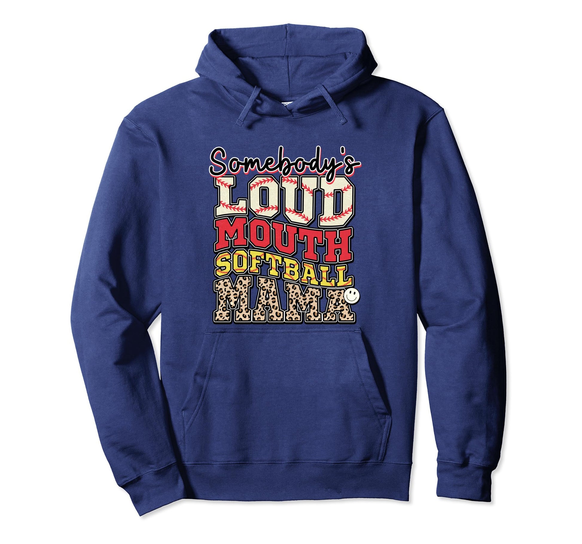 Softball Mom Player Team Mama Sports Hoodie - Graphic Print for Adults - T-Shirt, Sweatshirt, Hoodie
