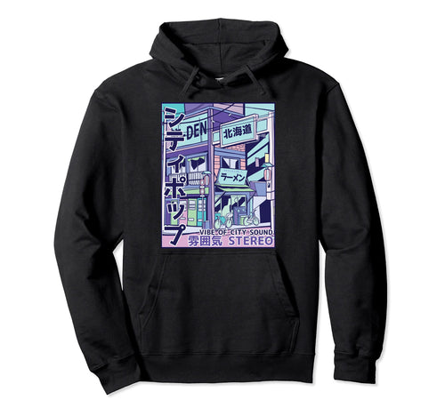Japanese City Pop 70S 80S Music Hoodie - Casual Everyday Wear Men Women - T-Shirt, Sweatshirt, Hoodie