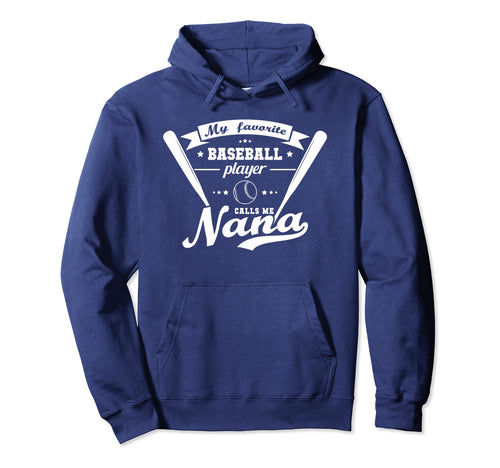 Grandma Gift My Favorite Baseball Hoodie - Fun Novelty Design for Adults - T-Shirt, Sweatshirt, Hoodie