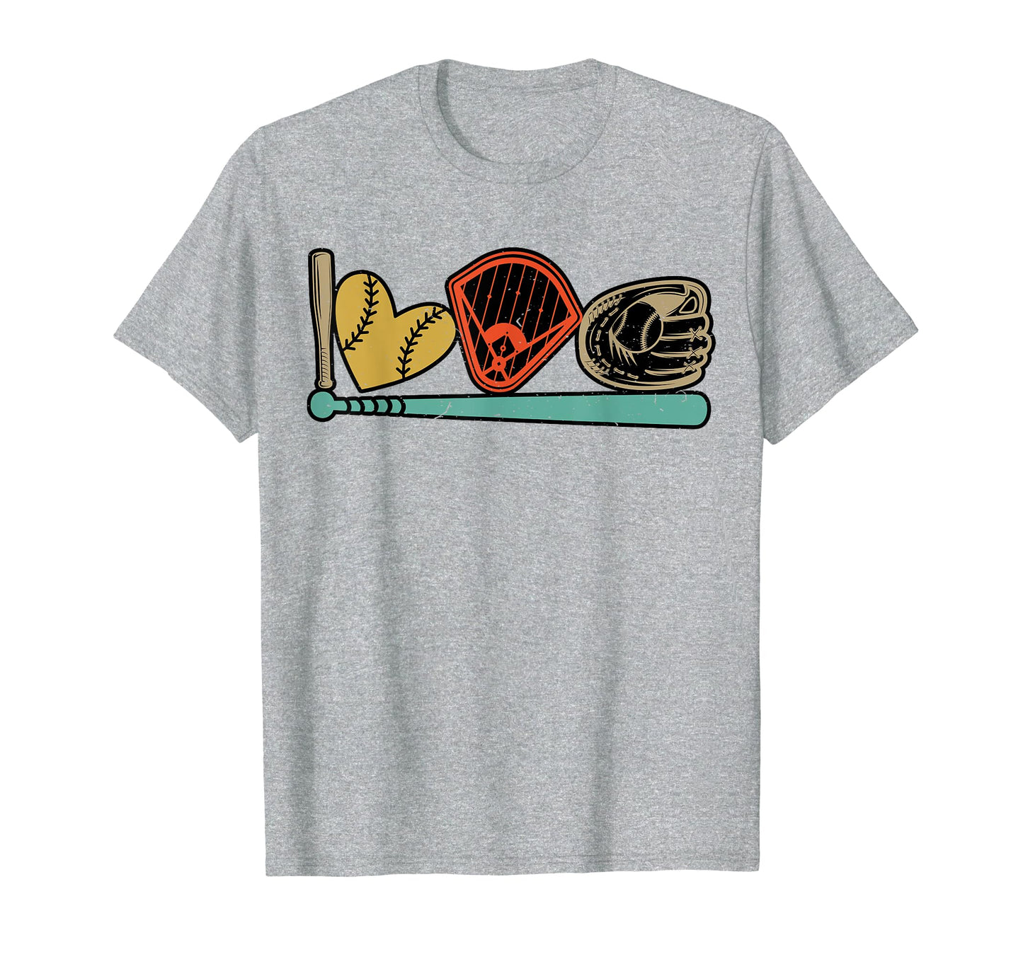 I Love Baseball Pitcher Catcher Funny T-Shirt - Fun Novelty Design Unisex - T-Shirt, Sweatshirt, Hoodie