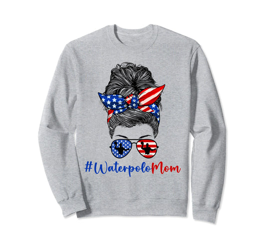 Water Polo Mom Game Day Water Polo Sweatshirt - Custom Art Print Unisex - T-Shirt, Sweatshirt, Hoodie