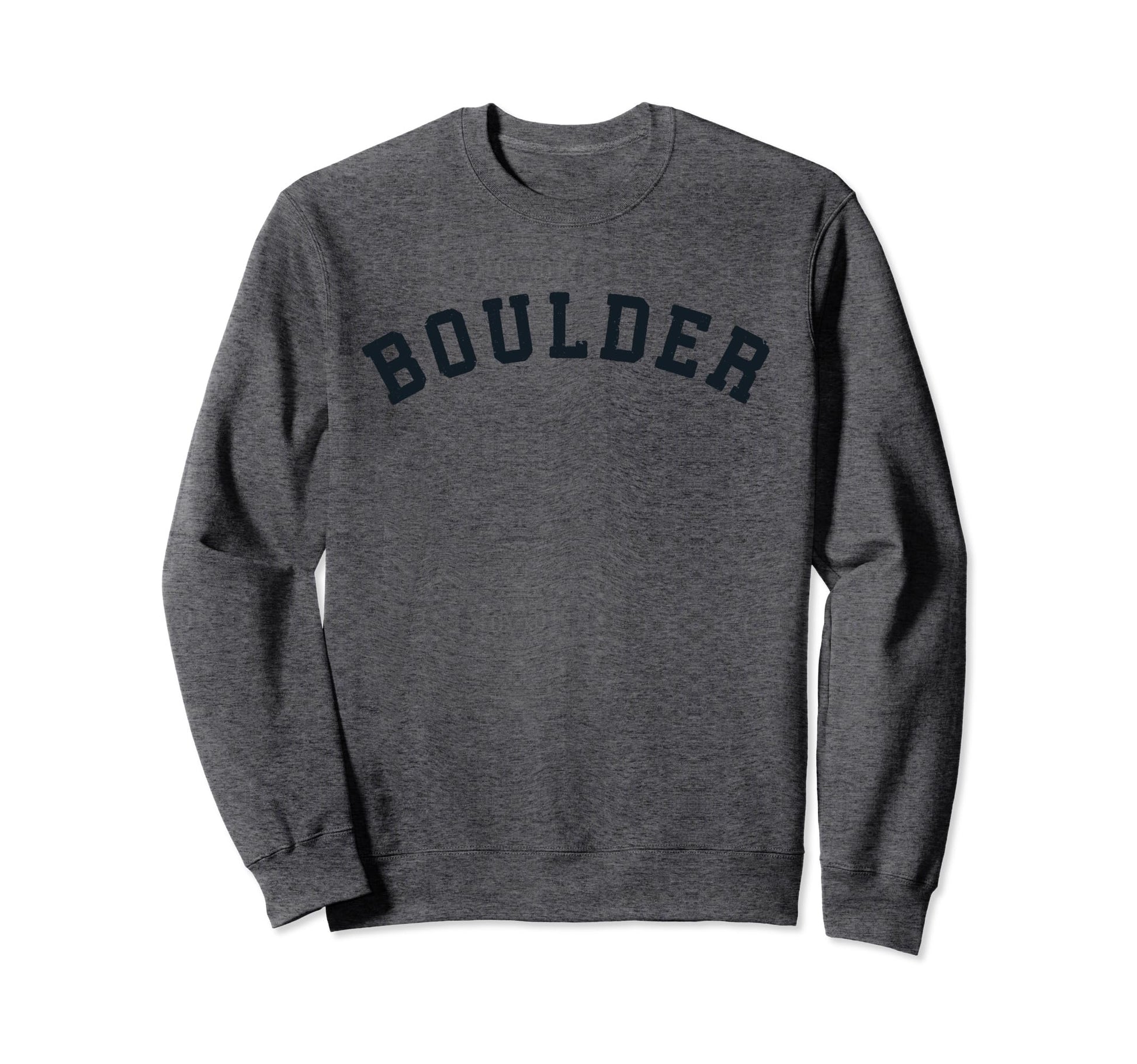 Distressed Varsity Boulder Sweatshirt - Custom Art Print Men Women - T-Shirt, Sweatshirt, Hoodie