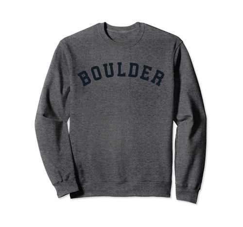 Distressed Varsity Boulder Sweatshirt - Custom Art Print Men Women - T-Shirt, Sweatshirt, Hoodie