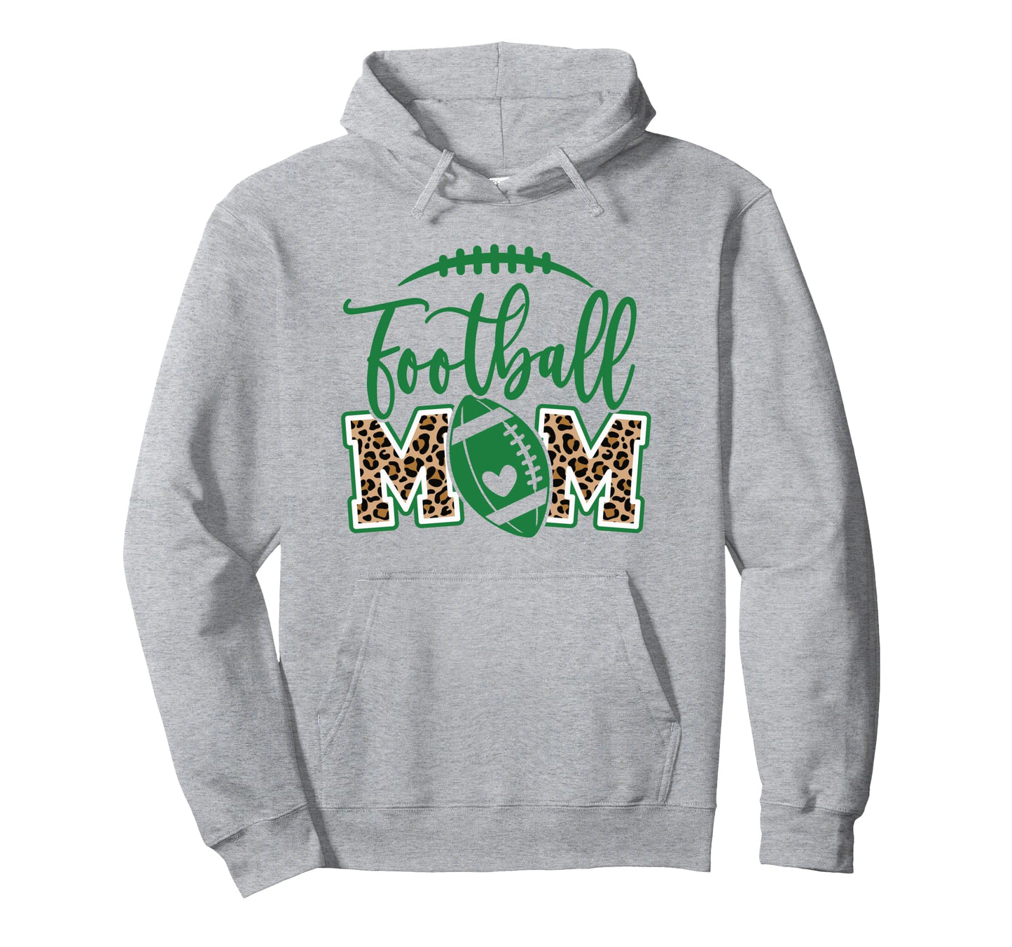 Game Day Leopard White And Green High Hoodie - Trendy Graphic Unisex - T-Shirt, Sweatshirt, Hoodie