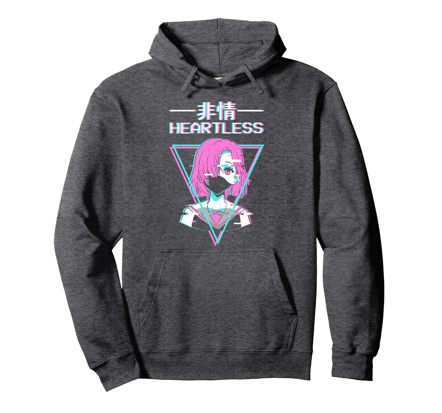 Sad Anime Japanese Vaporwave Aesthetic Hoodie - Custom Art Print Men Women - T-Shirt, Sweatshirt, Hoodie