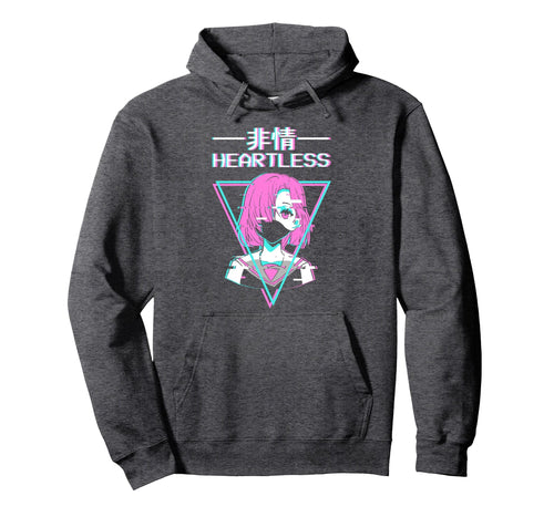 Sad Anime Japanese Vaporwave Aesthetic Hoodie - Custom Art Print Men Women - T-Shirt, Sweatshirt, Hoodie