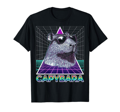 Capybara Capibara Sunglasses T-Shirt - Custom Art Print for Adults - T-Shirt, Sweatshirt, Hoodie