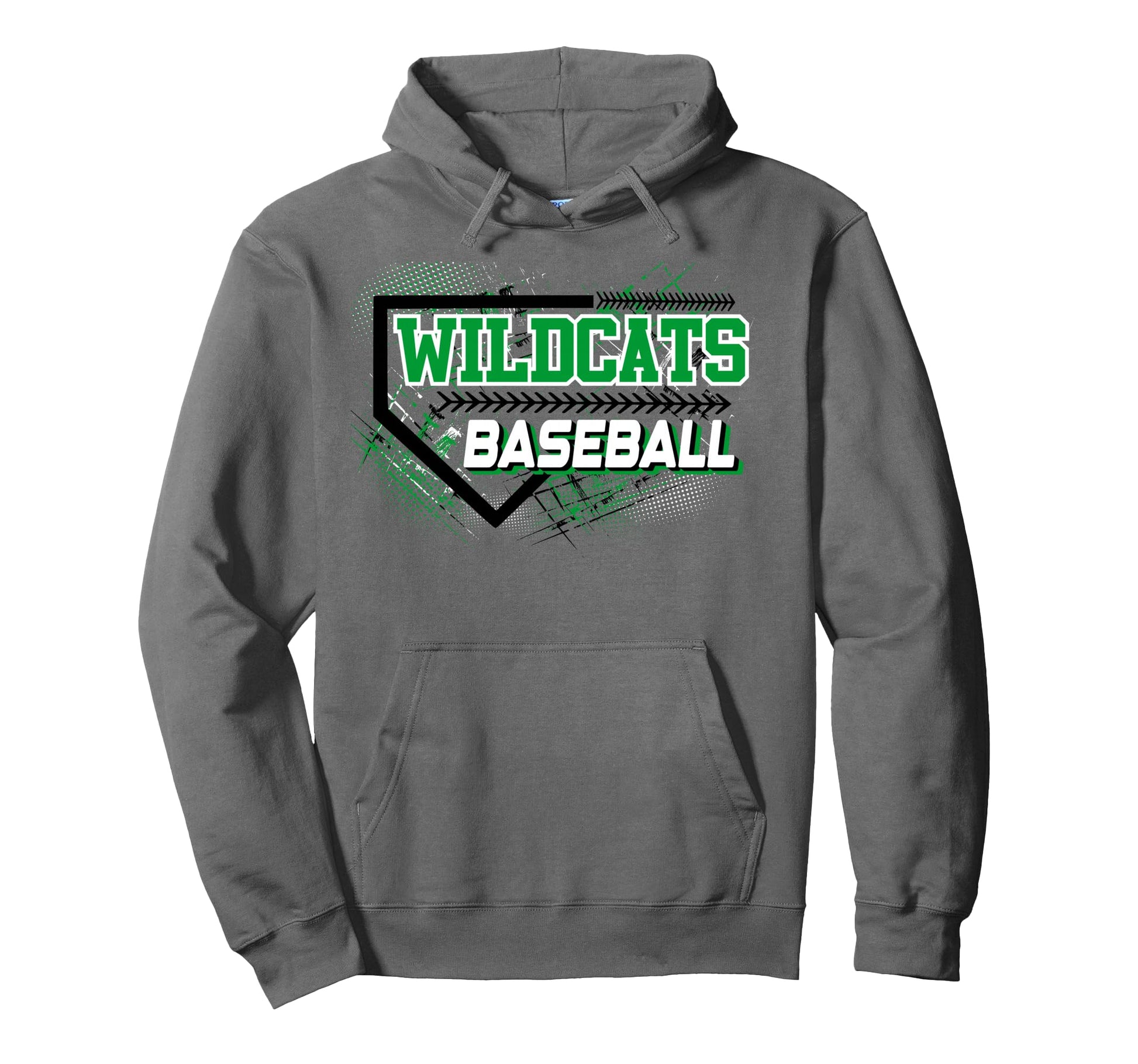 Wildcats Baseball Mom Sports Game Day Hoodie - Graphic Print for Adults - T-Shirt, Sweatshirt, Hoodie
