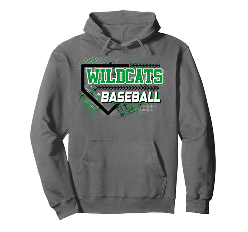 Wildcats Baseball Mom Sports Game Day Hoodie - Graphic Print for Adults - T-Shirt, Sweatshirt, Hoodie