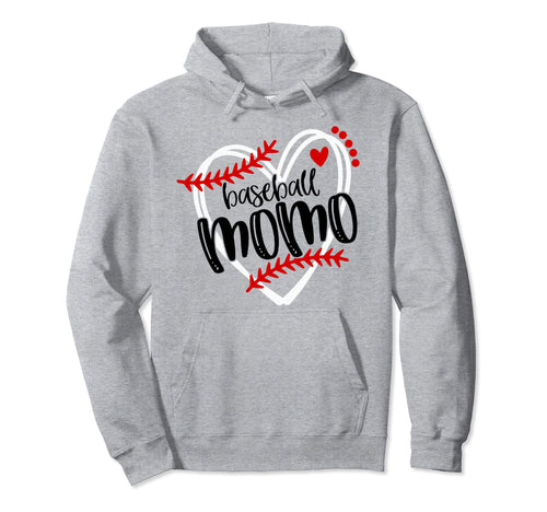 Baseball Momo Distressed Heart Laces Hoodie - Unique Graphic Men Women - T-Shirt, Sweatshirt, Hoodie