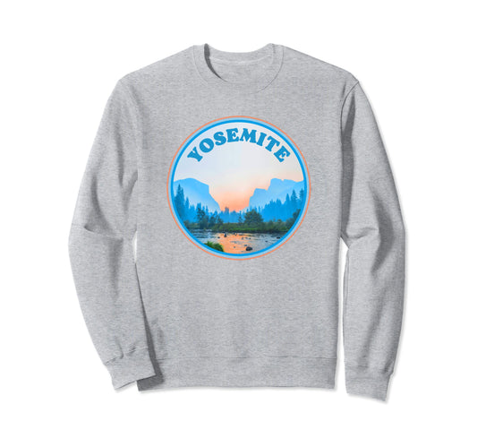 Yosemite Valley National Park Photo Sweatshirt - Graphic Print for Adults - T-Shirt, Sweatshirt, Hoodie