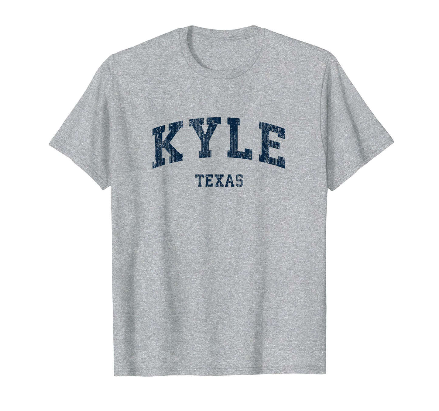 Kyle Texas Tx Varsity Sports Navy T-Shirt - Fun Novelty Design Unisex - T-Shirt, Sweatshirt, Hoodie